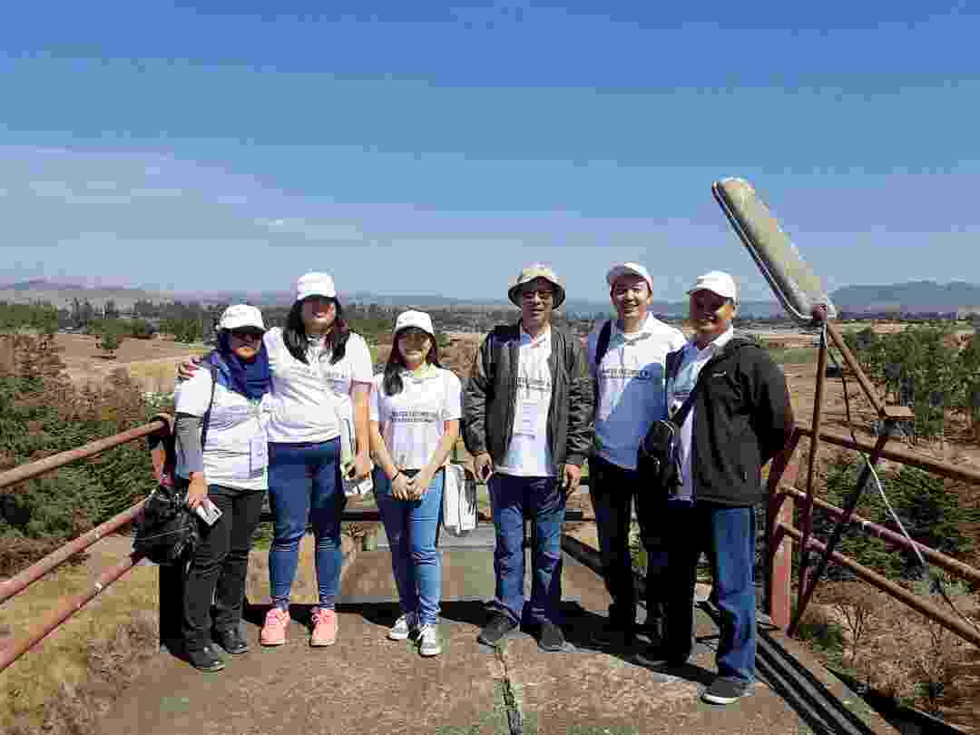 The Malaysian team at the Kaliti wastewater treatment plant